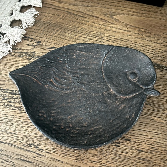 Cast Iron Bird Trinket Tray - Picture 2 of 6